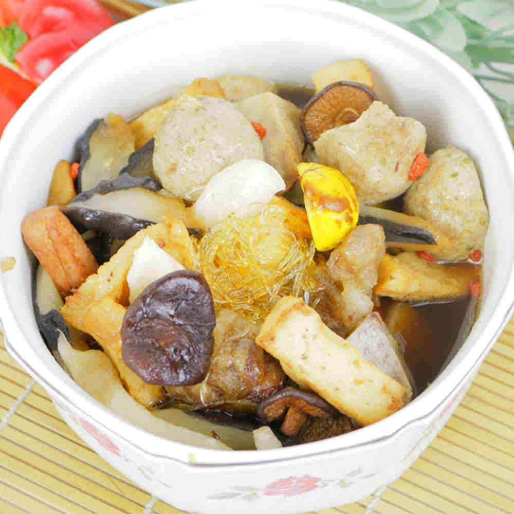 【預購商品 出貨需3-5天】【高興宴】素人上菜-霸王御饗珍寶佛跳牆1500g(蛋奶素)-適合5-7人份♒️90B016